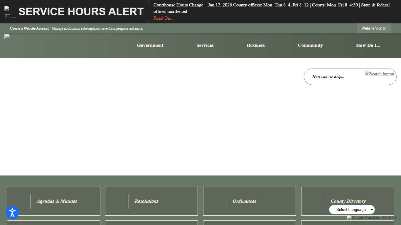 Buffalo County, WI - Official Website Official Website